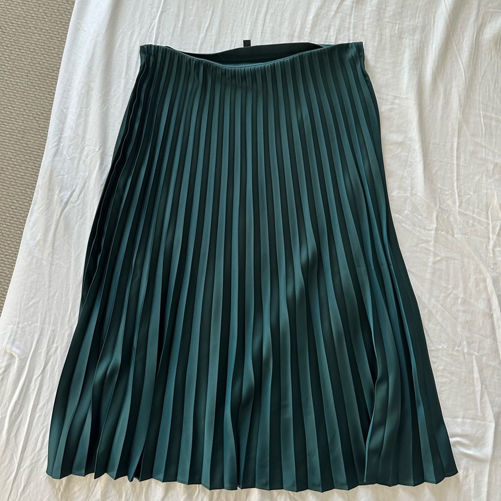 J.Crew Pleated Midi Skirt